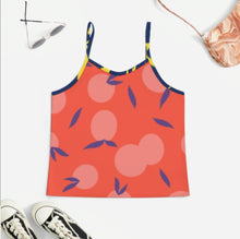 Cargar imagen en el visor de la galería, Traje de pijama para mujer ropa de hogar informal con tirantes de satén personalizado con patrón foto texto (impresión de imágenes múltiples)