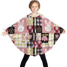 Cargar imagen en el visor de la galería, Manta con capucha para niños RTDP09 personalizado con patrón foto texto (impresión de imágenes múltiples)