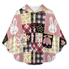 Cargar imagen en el visor de la galería, Manta con capucha para niños RTDP09 personalizado con patrón foto texto (impresión de imágenes múltiples)