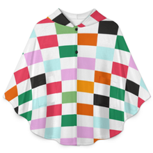 Cargar imagen en el visor de la galería, Manta con capucha unisex NDP08 personalizado con patrón foto texto (impresión de imagen única)