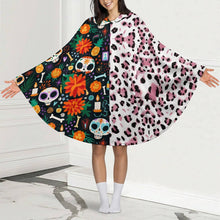 Cargar imagen en el visor de la galería, Manta con capucha unisex NDP08 personalizado con patrón foto texto (impresión de imágenes múltiples)