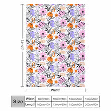 Cargar imagen en el visor de la galería, Manta de franela para sofá de peluche, adecuada para el hogar y para llevar personalizado con patrón foto texto (versión vertical)