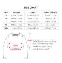 Cargar imagen en el visor de la galería, Crop Top corto de manga larga para mujer NZ108 personalizado con foto patrón texto (impresión de imágenes múltiples)