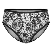 Cargar imagen en el visor de la galería, Braguitas de Encaje para Mujer LM500 personalizado con patrón foto texto (impresión de imagen única)