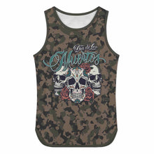 Cargar imagen en el visor de la galería, Camiseta sin mangas con abertura y dobladillo plano para mujer BX12 personalizado con patrón foto texto