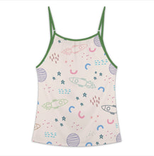 Cargar imagen en el visor de la galería, Camisola ajustable para mujer NBX25 personalizado con patrón foto texto (impresión de imágenes múltiples)