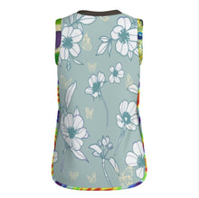 Cargar imagen en el visor de la galería, Camiseta de tirantes deportiva y de yoga para mujer MWL620 personalizado con patrón foto texto (impresión de imágenes múltiples)