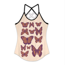 Cargar imagen en el visor de la galería, Camiseta sin mangas para mujer TXLD con diseño de rombos en la espalda ZTJJ personalizado con patrón foto texto (impresión de imágenes múltiples)