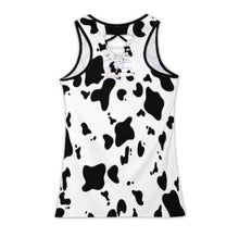 Cargar imagen en el visor de la galería, Camiseta sin mangas para mujer TXLD con rayas horizontales en la espalda Camiseta sin mangas hueca BS personalizado con patrón foto texto (impresión de imágenes múltiples)