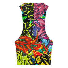 Cargar imagen en el visor de la galería, Camiseta de tirantes para mujer con capucha y bolsillos BX07 personalizado con patrón foto texto