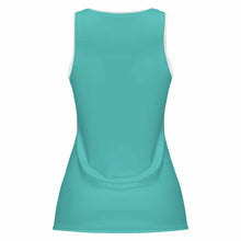 Cargar imagen en el visor de la galería, Camiseta sin mangas para mujer MXLD280 chaleco de verano con espalda cruzada personalizado con patrón foto texto