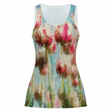 Cargar imagen en el visor de la galería, Camiseta sin mangas para mujer MXLD280 chaleco de verano con espalda cruzada personalizado con patrón foto texto