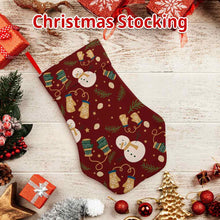 Cargar imagen en el visor de la galería, Decoración de Navidad calcetín navideño con forma de pata de perro personalizado con patrón foto texto