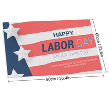 Cargar imagen en el visor de la galería, Bandera con dos agujeros personalizado con patrón foto texto