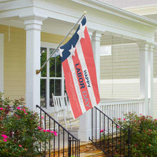 Cargar imagen en el visor de la galería, Bandera con dos agujeros personalizado con patrón foto texto