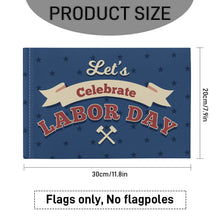 Cargar imagen en el visor de la galería, Bandera para coche personalizado con patrón foto texto