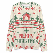 Cargar imagen en el visor de la galería, Conjunto de pijama de manga larga con cuello redondo para niños LM126 personalizado con patrón foto texto (impresión de imagen única)