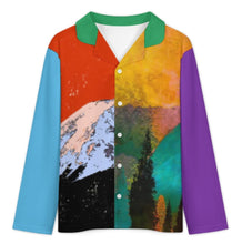 Cargar imagen en el visor de la galería, Conjunto de pijama de manga larga para niños LM125 personalizado con estampado de texto con nombre (diseño con varias imágenes)