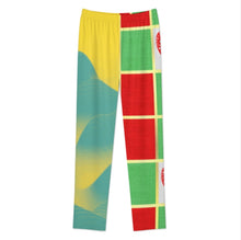 Cargar imagen en el visor de la galería, Conjunto de pijama de manga larga para niños LM125 personalizado con estampado de texto con nombre (diseño con varias imágenes)