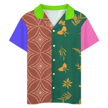 Cargar imagen en el visor de la galería, Conjunto de pijama informal de manga corta para niños LM131 personalizado con patrón foto texto (impresión de imágenes múltiples)