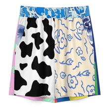 Cargar imagen en el visor de la galería, Conjunto de pijama corto para mujer con cuello en V B98TZ personalizado con patrón foto texto (impresión de imágenes múltiples)