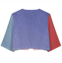 Cargar imagen en el visor de la galería, Conjunto de vestido midi sin mangas con escote en V para mujer 2 piezas A77Q personalizado con patrón foto texto (impresión de imágenes múltiples)