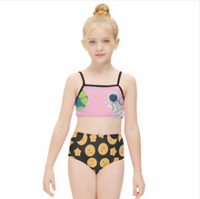 Cargar imagen en el visor de la galería, Niños niñas traje de baño bikini traje de baño NT009 personalizado con patrón foto texto (impresión de imágenes múltiples)