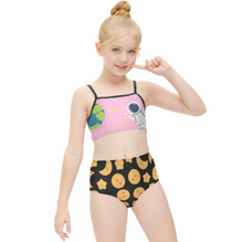 Cargar imagen en el visor de la galería, Niños niñas traje de baño bikini traje de baño NT009 personalizado con patrón foto texto (impresión de imágenes múltiples)