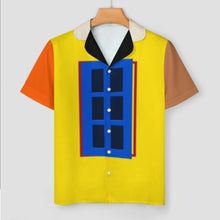 Cargar imagen en el visor de la galería, Conjunto de pijama de satén de seda para mujer conjunto de ropa de dormir de dos piezas con botones personalizado con patrón foto texto (impresión de imágenes múltiples)