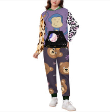 Cargar imagen en el visor de la galería, Conjunto de sudadera para niños de 2 piezas A5TZ para niñas y niños personalizado con patrón foto texto (impresión de imágenes múltiples)