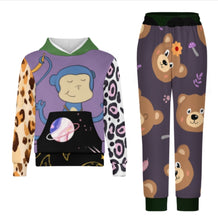 Cargar imagen en el visor de la galería, Conjunto de sudadera para niños de 2 piezas A5TZ para niñas y niños personalizado con patrón foto texto (impresión de imágenes múltiples)