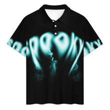 Cargar imagen en el visor de la galería, Conjunto de polo de manga corta y pantalón corto para hombre A46TZ personalizado con patrón foto texto (impresión de imagen única)