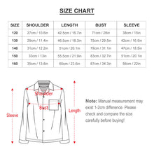 Cargar imagen en el visor de la galería, Pijama infantil de manga larga SDS059 Conjunto de ropa de dormir de 2 piezas personalizado con patrón foto texto (impresión de imágenes múltiples)