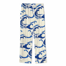 Cargar imagen en el visor de la galería, Conjunto de pijama de hombre de 2 piezas de manga larga imitación algodón personalizado con patrón foto texto (impresión de imagen única)