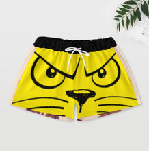 Cargar imagen en el visor de la galería, Conjunto de pijama de 2 piezas para mujer 203 camiseta manga larga abotonada + pantalón corto personalizado con patrón foto texto (impresión de imágenes múltiples)