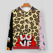 Cargar imagen en el visor de la galería, Conjunto de sudaderas A5TZ para mujeres y hombres personalizado con patrón foto texto (impresión de imágenes múltiples)