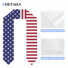 Cargar imagen en el visor de la galería, Estola clásica de graduación de honor personalizado con patrón foto texto