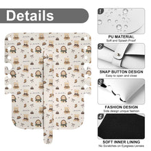 Cargar imagen en el visor de la galería, Estuche de piel para gafas JJ0531103 personalizado con patrón foto texto