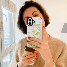 Cargar imagen en el visor de la galería, Funda protectora de piel de TPU para IPhone 16 con función atril Funda plegable para teléfono personalizado con patrón foto texto