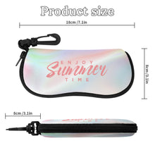 Cargar imagen en el visor de la galería, Estuche horizontal para gafas personalizado con patrón foto texto