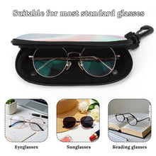 Cargar imagen en el visor de la galería, Estuche horizontal para gafas personalizado con patrón foto texto
