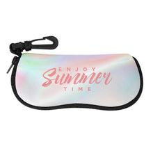 Cargar imagen en el visor de la galería, Estuche horizontal para gafas personalizado con patrón foto texto
