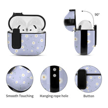 Cargar imagen en el visor de la galería, Estuche para Apple AirPods 4 (Bolsa con Borde Negro) personalizado con patrón foto texto