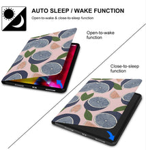 Cargar imagen en el visor de la galería, Funda para iPad versión libro de alta calidad para iPad Pro Air 2021 2020 con ranura para bolígrafo personalizado con patrón foto texto (impresión de imágenes múltiples)