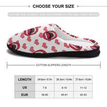 Cargar imagen en el visor de la galería, Pantuflas de Algodón para mujer personalizadas con Impresión Completa con Foto Logo Patrón Texto