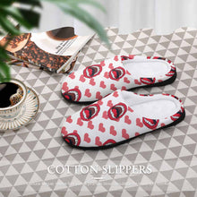 Cargar imagen en el visor de la galería, Pantuflas de Algodón para mujer personalizadas con Impresión Completa con Foto Logo Patrón Texto