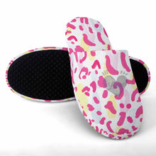 Cargar imagen en el visor de la galería, Pantuflas acogedoras de algodón para el hogar con estampado completo para mujer Personalizada con Impresión Completa con Foto Logo Patrón Texto