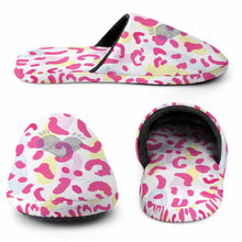 Cargar imagen en el visor de la galería, Pantuflas acogedoras de algodón para el hogar con estampado completo para mujer Personalizada con Impresión Completa con Foto Logo Patrón Texto