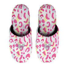 Cargar imagen en el visor de la galería, Pantuflas acogedoras de algodón para el hogar con estampado completo para mujer Personalizada con Impresión Completa con Foto Logo Patrón Texto