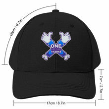 Cargar imagen en el visor de la galería, Gorra de béisbol curvada deportiva de poliéster para mujer hombre FS0809024 Personalizado con Foto Logo Patrón Texto